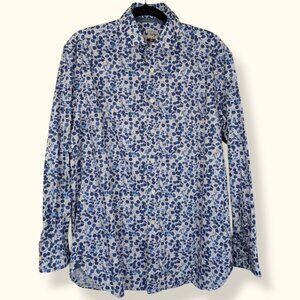 Joseph Abboud Blue Floral Classic Fit Dress Shirt